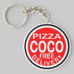 Coco Pizza Delivery keychains
