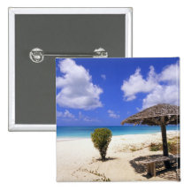 Coco Point Beach, Barbuda, Antigua Buttons