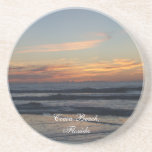 Cocoa beach Florida sunrise waves photo coaster