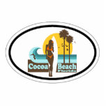 Cocoa Beach. photo sculptures