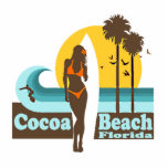 Cocoa Beach. photo sculptures