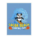 Cocoa Beach Surfing Fun Post Card