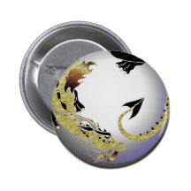 Cocoa Coiled Dragon Pins