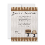 Cocolate Cakes invitations