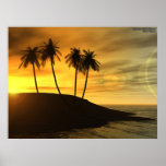 Coconut Tree Island posters