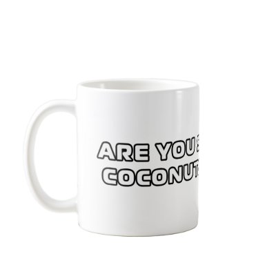 Coconuts... migrate?  mugs by oakley56fila