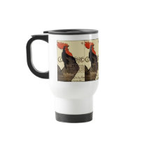 Cocorico Rooster by Steinlen  - Art Nouveau Coffee Mug