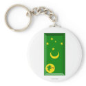 Cocos Islands Flag Jewel keychains