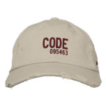 CODE, 095463 embroidered hats