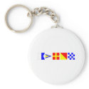 Code Flag Aaron keychains