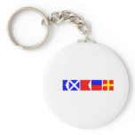 Code Flag Amber keychains