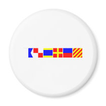 Code Flag Audrey Magnet