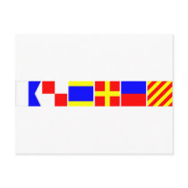 Code Flag Audrey Post Card