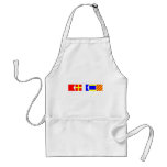 Code Flag Brady aprons