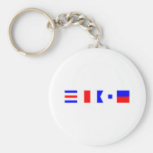 Code Flag Chase Key Chain