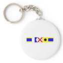 Code Flag David keychains