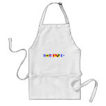 Code Flag Nicholas aprons