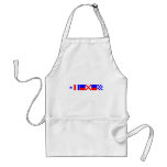 Code Flag Steven aprons