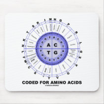 Coded For Amino Acids (Genetic Code DNA) Mouse Pads