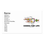Coded For Life (DNA Replication) Business Card Template