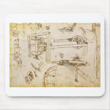Codex Atlanticus Mouse Pad