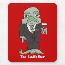 Codfather Cod fish Mousepad