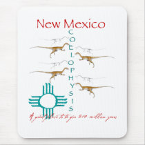 Coelophysis - State Fossil of New Mexico Mousepads