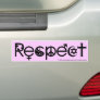 Coexist With Respect Bumper Sticker