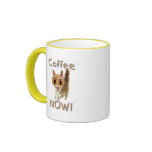 Coffee Addict Crazy Cat Mug