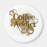 Coffee Addict Fridge Magnets