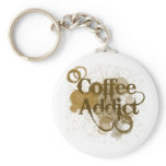 Coffee Addict keychains