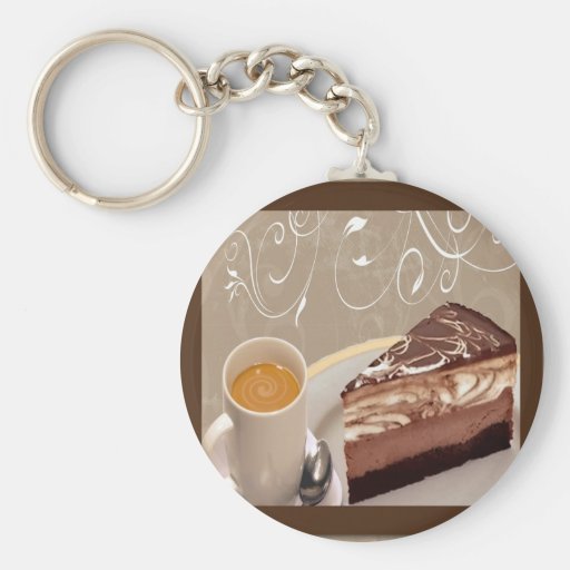Coffee and Cheesecake KeychaIn