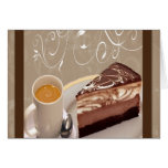 Coffee and Cheesecake Note Card
