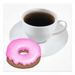 Coffee and Doughnuts Custom Announcement
