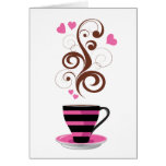 Coffee and Hearts 1 Card