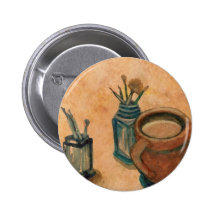 Coffee Art - First Thing in the Morning Button