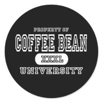 Coffee Bean University Dark stickers