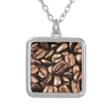 Coffee Beans Abstract refreshment restaurant coca Custom Necklace