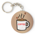 Coffee Beans and Mug keychains