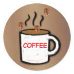 Coffee Beans and Mug Stickers