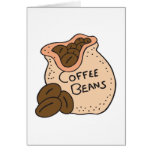 coffee beans greeting cards