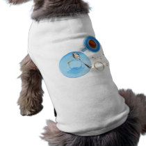 Coffee Break Dog T-shirt