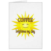 Coffee Brightens cards
