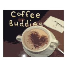 coffee buddies personalized announcements