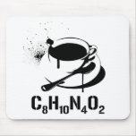 Coffee C8H10N4O2 mousepads
