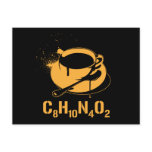 Coffee C8H10N4O2 postcards