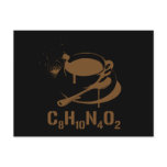 Coffee C8H10N4O2 postcards