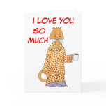 Coffee Cat Valentine cards