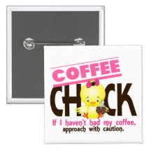Coffee Chick 1 Buttons