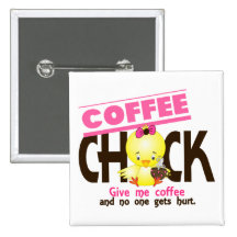 Coffee Chick 4 Pin